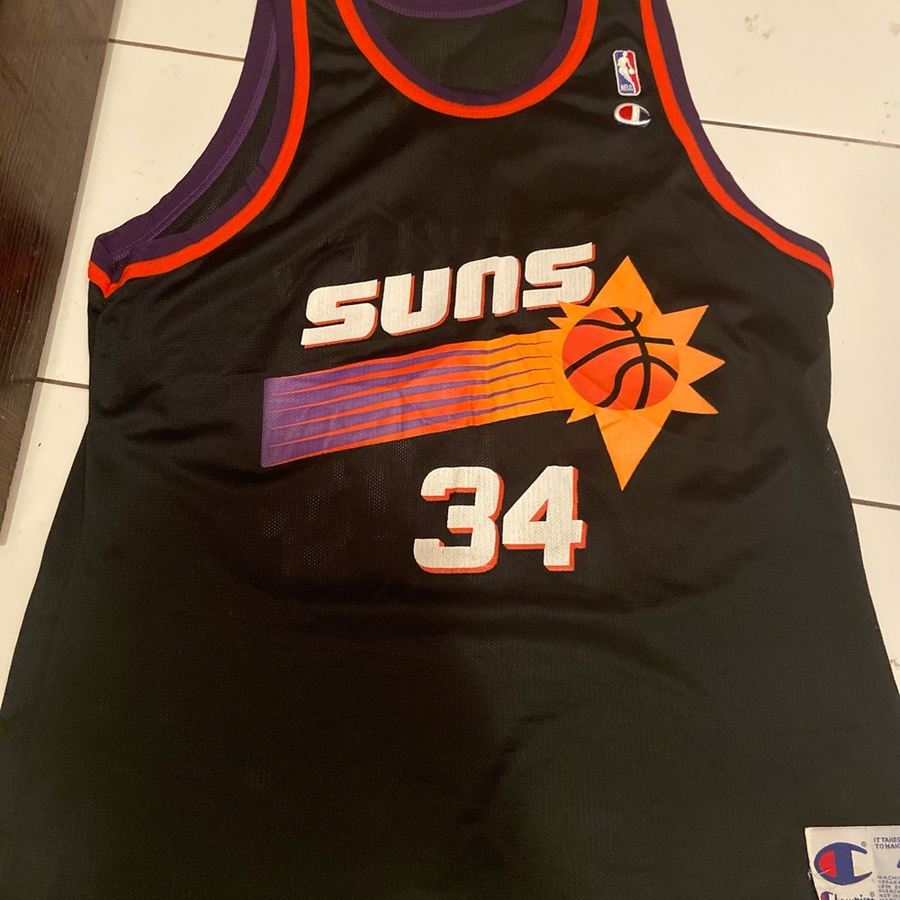 Vintage Charles Barkley Suns Jersey Champion Sz48